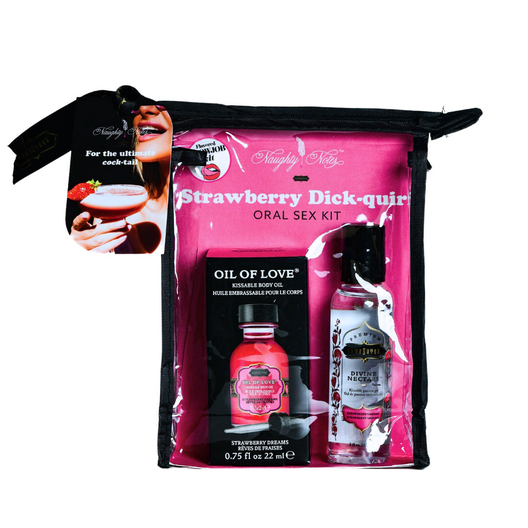 Strawberry Dick-Quiri Oral Sex Kit - .75 Oz | 739122144032 | Available at EroticWarehouse.com