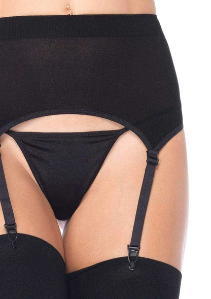 Zara Garter Belt and Stocking - One Size - Black | 714718476322 | Available at EroticWarehouse.com