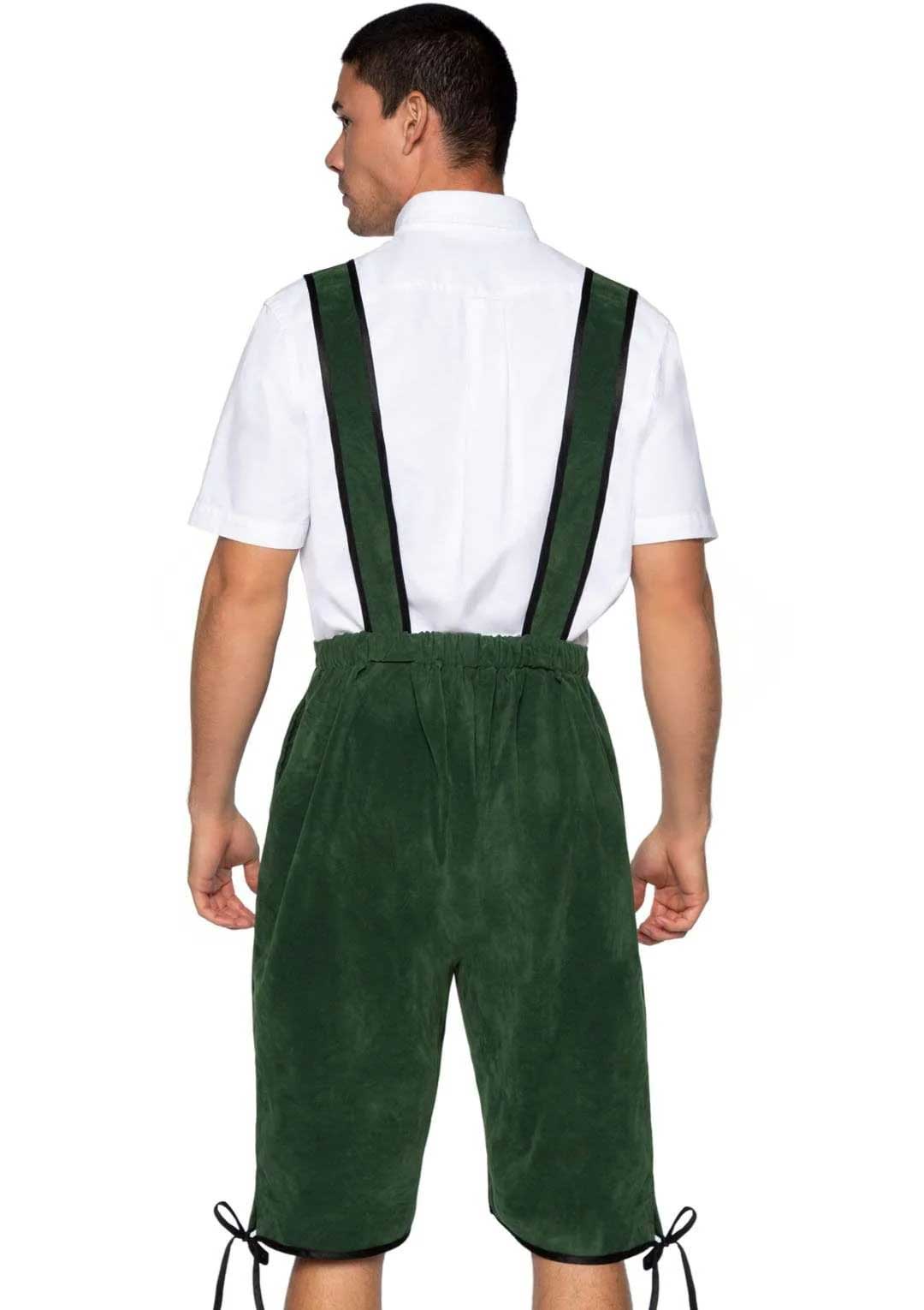 Men's Beerfest Lederhosen Oktoberfest Costume - X-Large - Green | 714718552149 | Available at EroticWarehouse.com