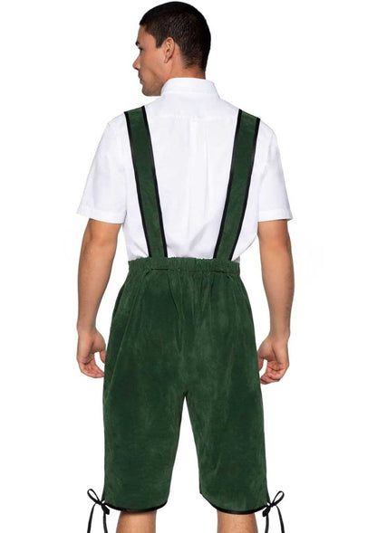 Men's Beerfest Lederhosen Oktoberfest Costume - X-Large - Green | 714718552149 | Available at EroticWarehouse.com