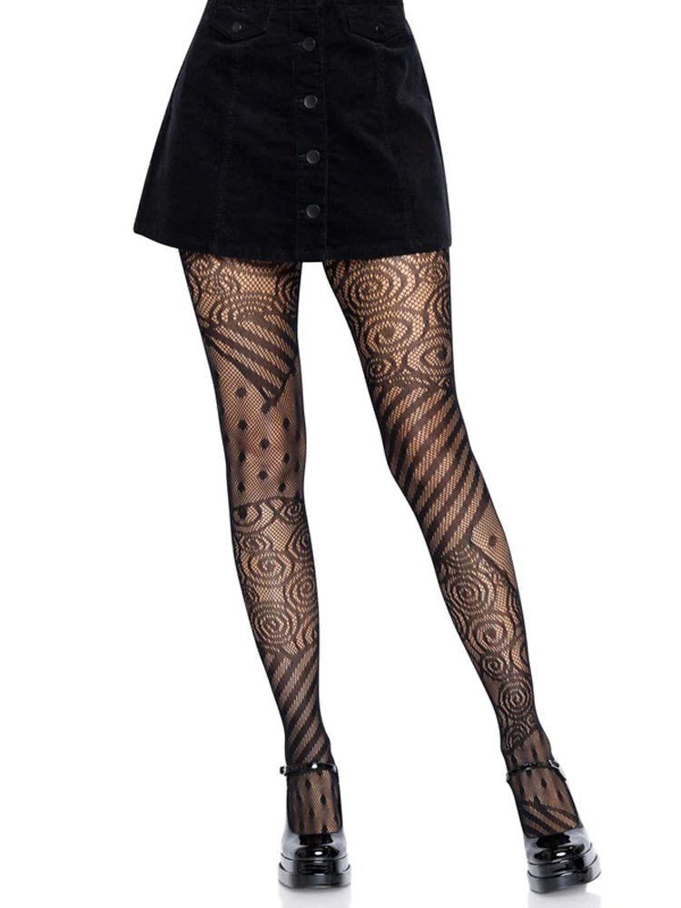 Doll Net Tights - One Size - Black | 714718566047 | Available at EroticWarehouse.com