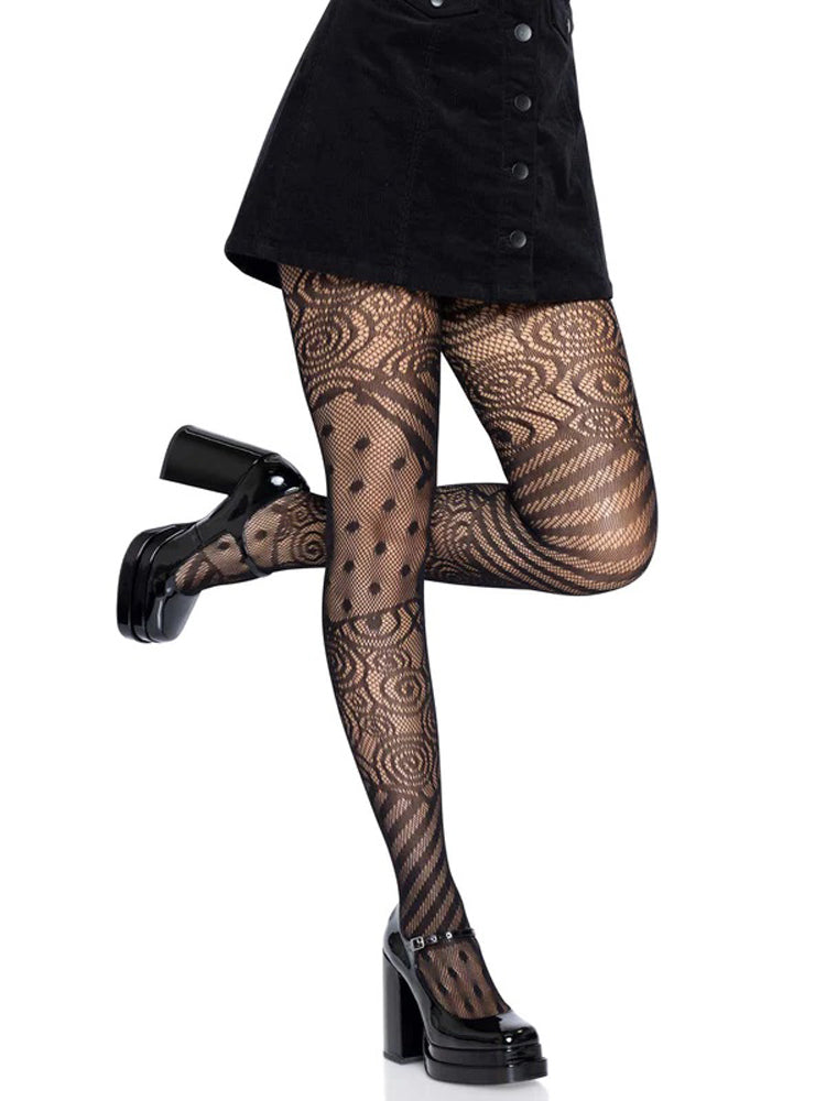 Doll Net Tights - One Size - Black | 714718566047 | Available at EroticWarehouse.com