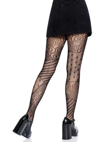 Doll Net Tights - One Size - Black | 714718566047 | Available at EroticWarehouse.com