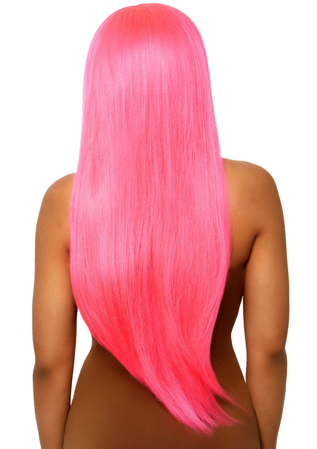 Long Straight Wig 33 Inch - Pink | 714718546469 | Available at EroticWarehouse.com