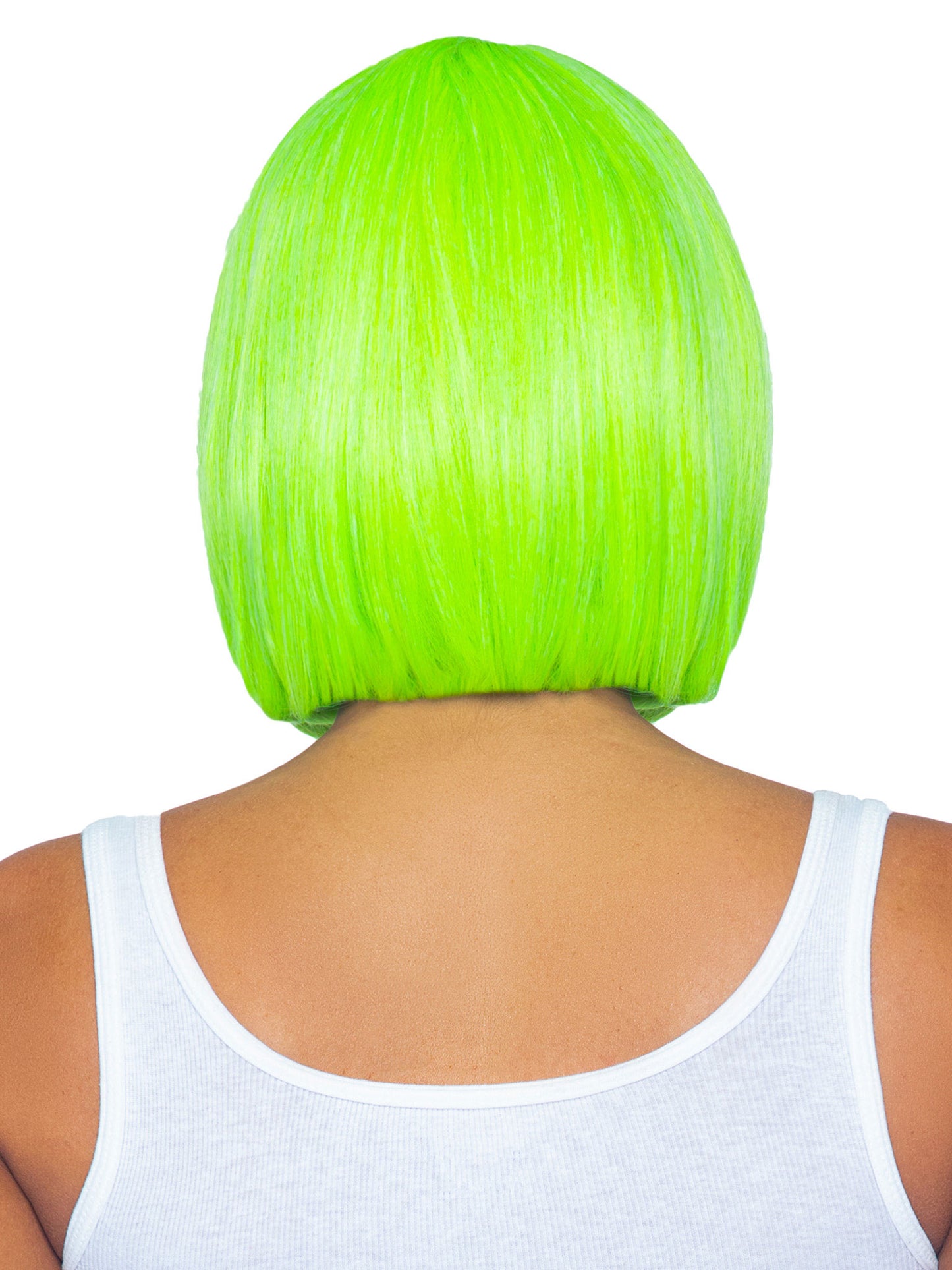 12 Inch Short Bob Wig - Neon Green | 714718562490 | Available at EroticWarehouse.com
