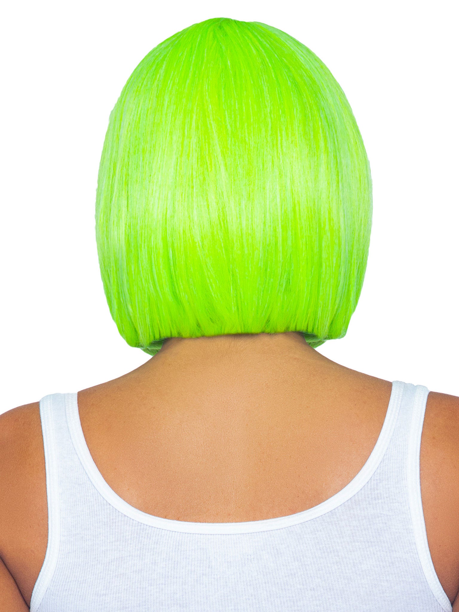 12 Inch Short Bob Wig - Neon Green | 714718562490 | Available at EroticWarehouse.com