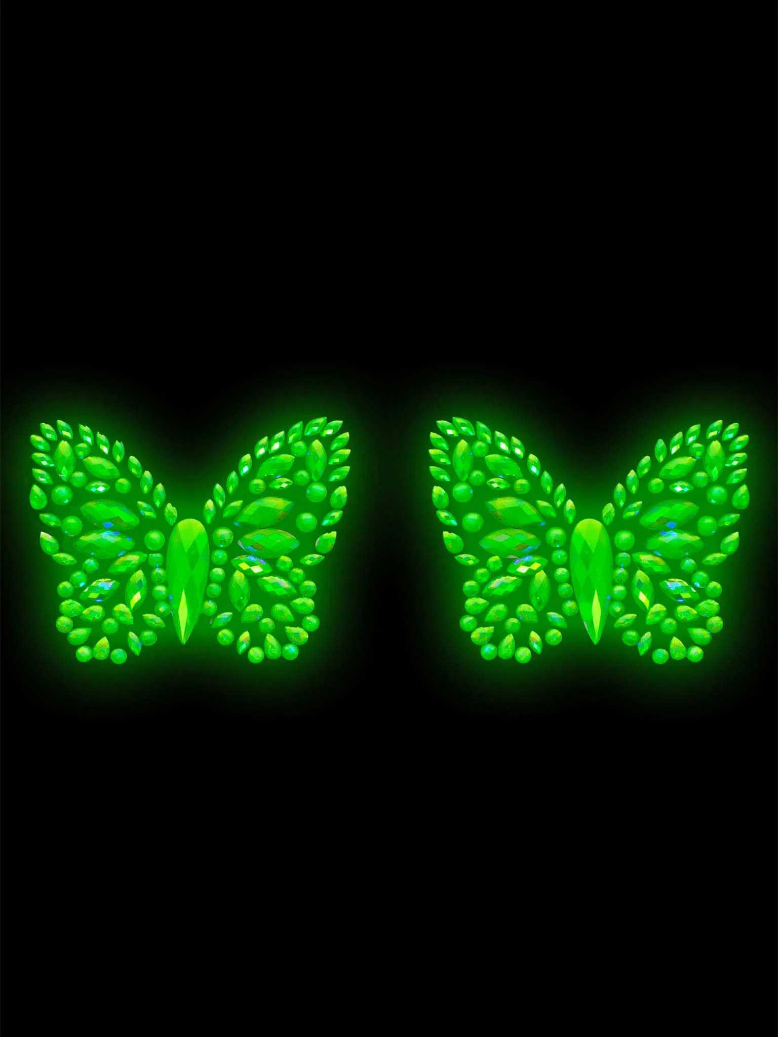 Chrysalis Sticker Nipple Pasties - Glow in the Dark | 714718566634 | Available at EroticWarehouse.com