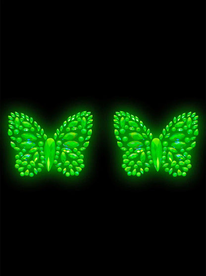 Chrysalis Sticker Nipple Pasties - Glow in the Dark | 714718566634 | Available at EroticWarehouse.com