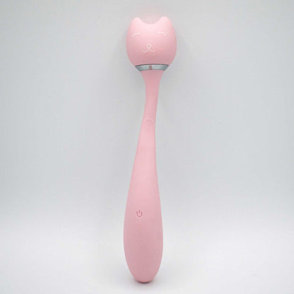 Purrs Like a Kitten Wand Vibrator - Pink | 850014891060 | Available at EroticWarehouse.com