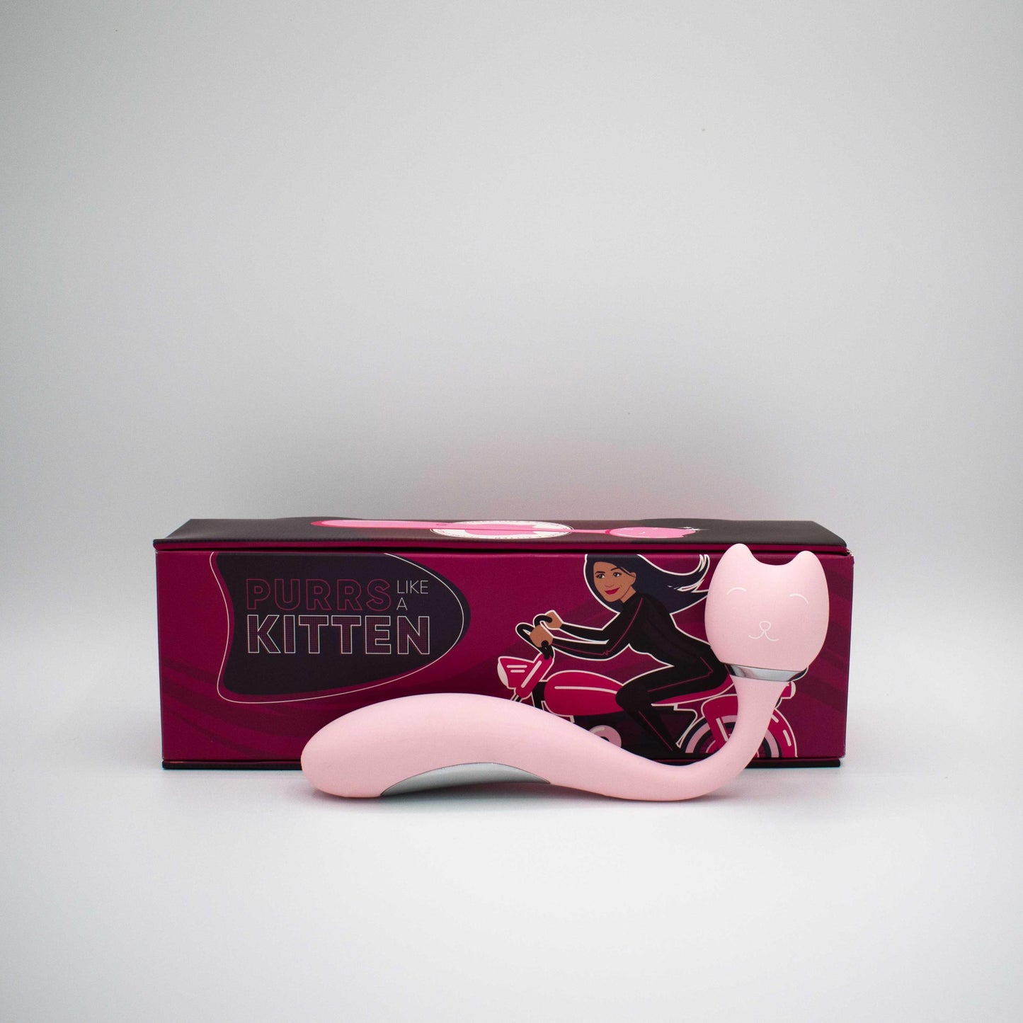Purrs Like a Kitten Wand Vibrator - Pink | 850014891060 | Available at EroticWarehouse.com