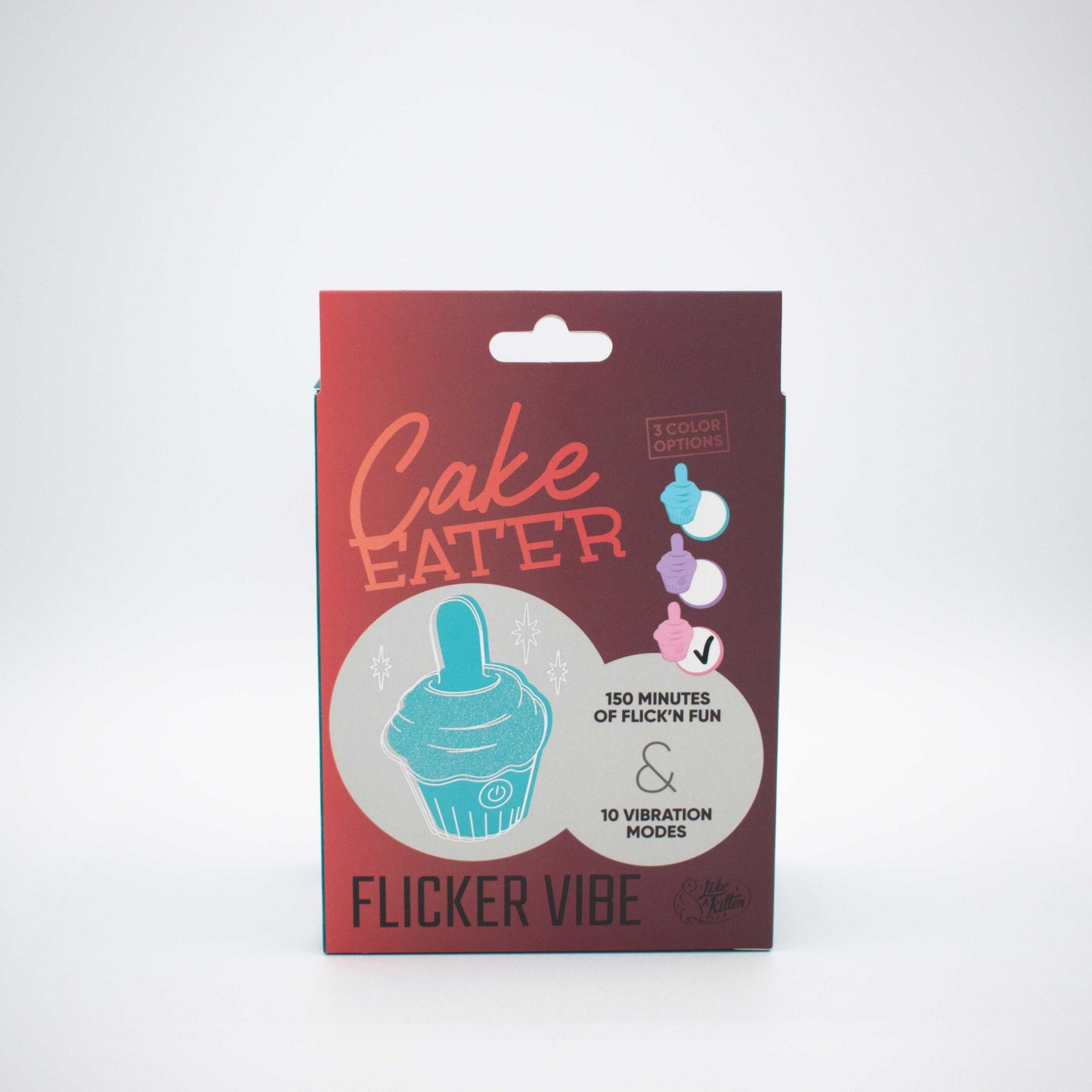 Cake Eater Clit Flicker Stimulator - Pink | 810120341040 | Available at EroticWarehouse.com