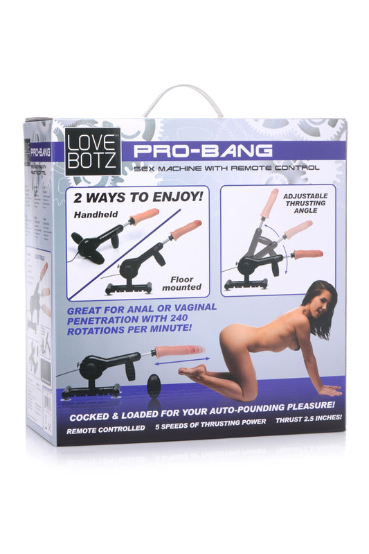 Pro-Bang Sex Machine With Remote Control | 848518039774 | Available at EroticWarehouse.com