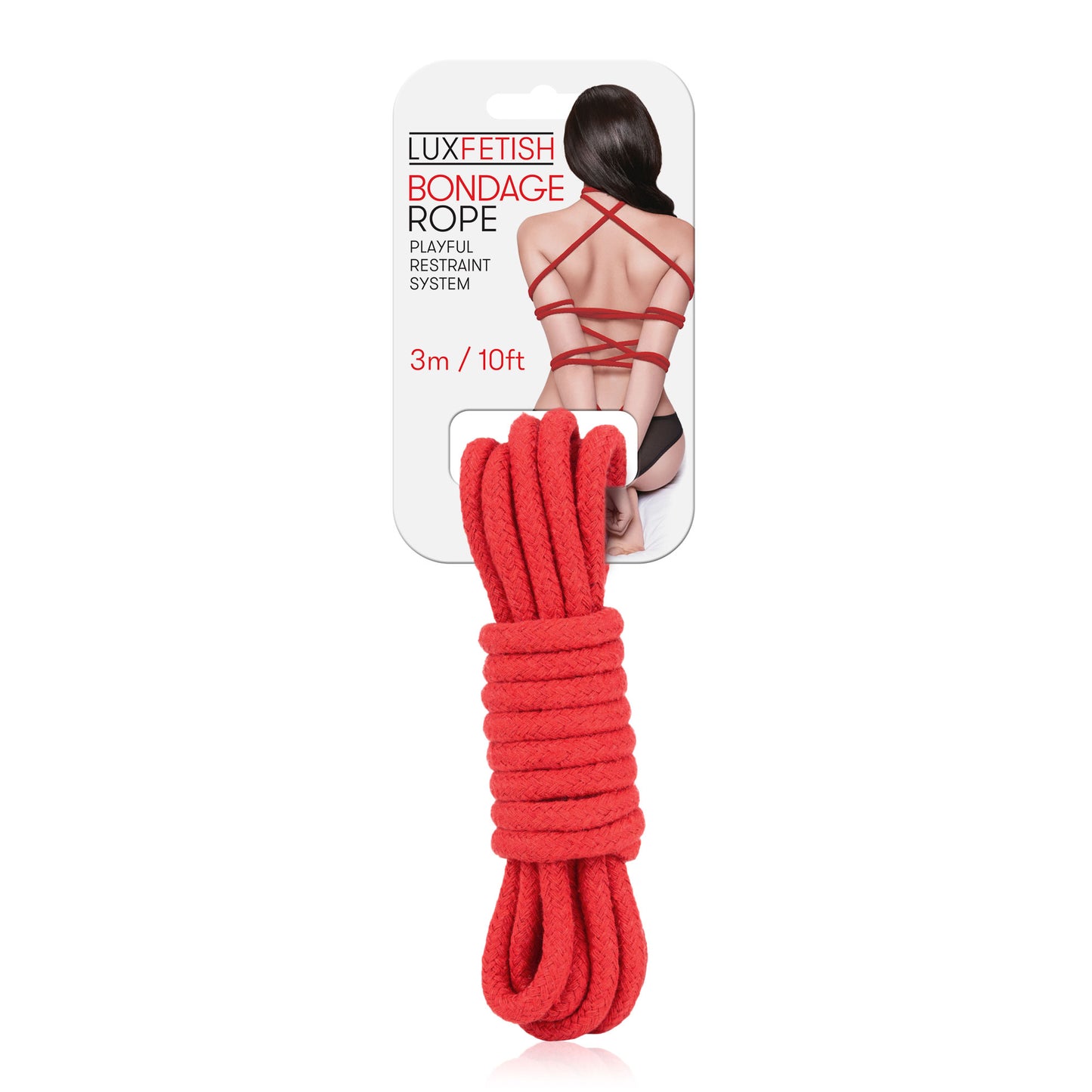 Sexy Bondage Rope 3m / 10ft - Red | 4890808155691 | Available at EroticWarehouse.com