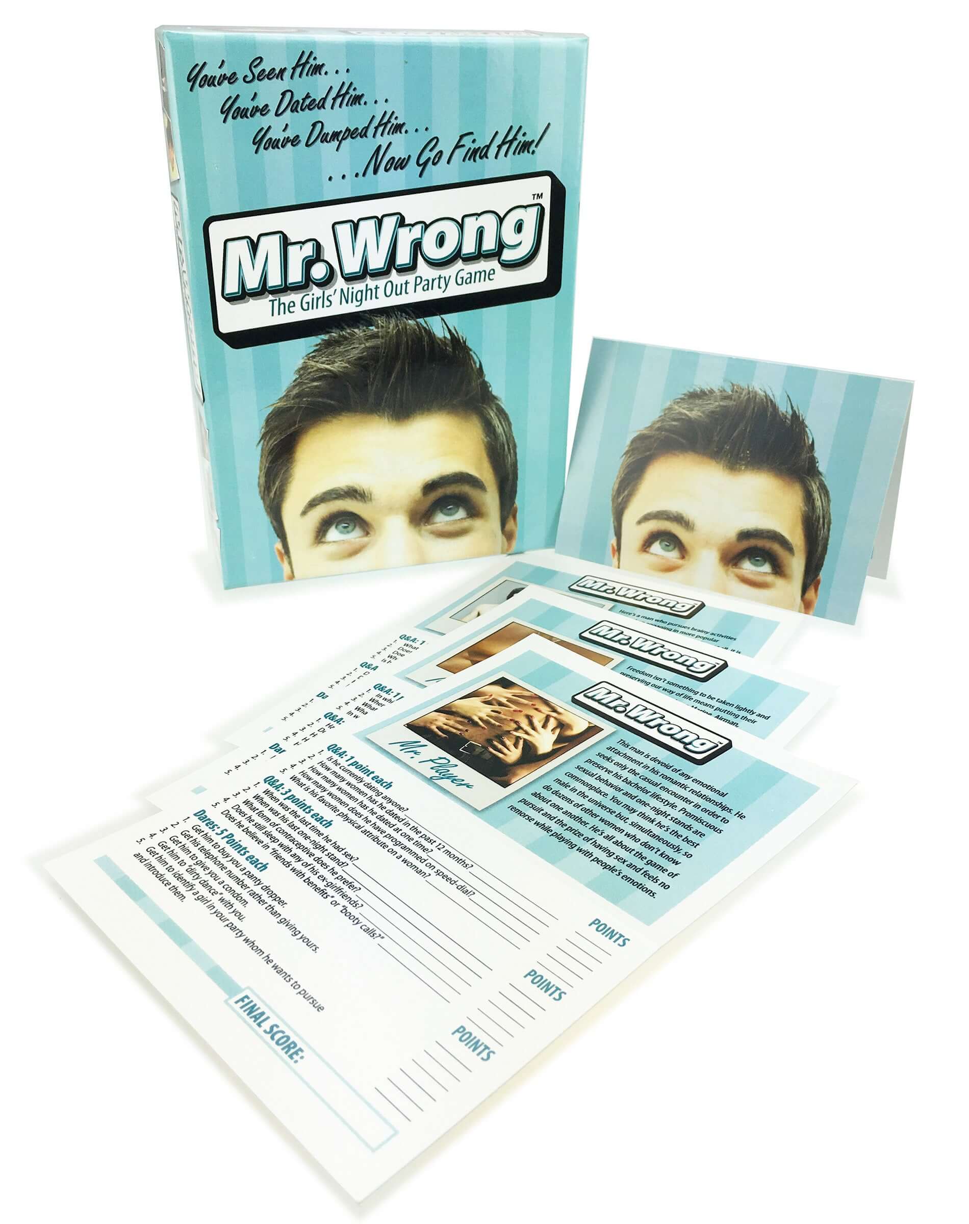 Mr. Wrong -the Girls Night Out Party Game | 685634101189 | Available at EroticWarehouse.com