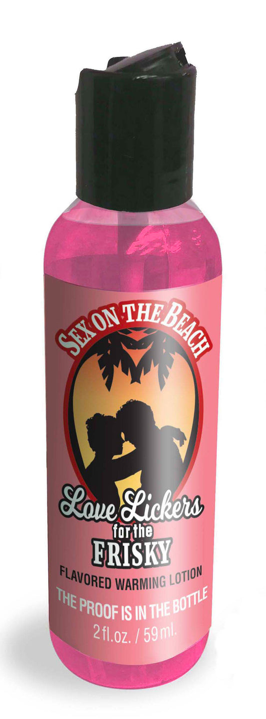 Love Lickers Massage Oil - Sex on the Beach - 1.76 Fl. Oz. | 685634000277 | Available at EroticWarehouse.com