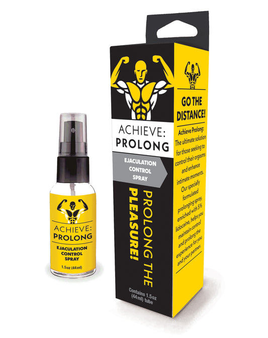 Achieve Prolong - Ejaculation Control Spray 1 Oz by Little Genie 685634111614 available at EroticWarehouse.com