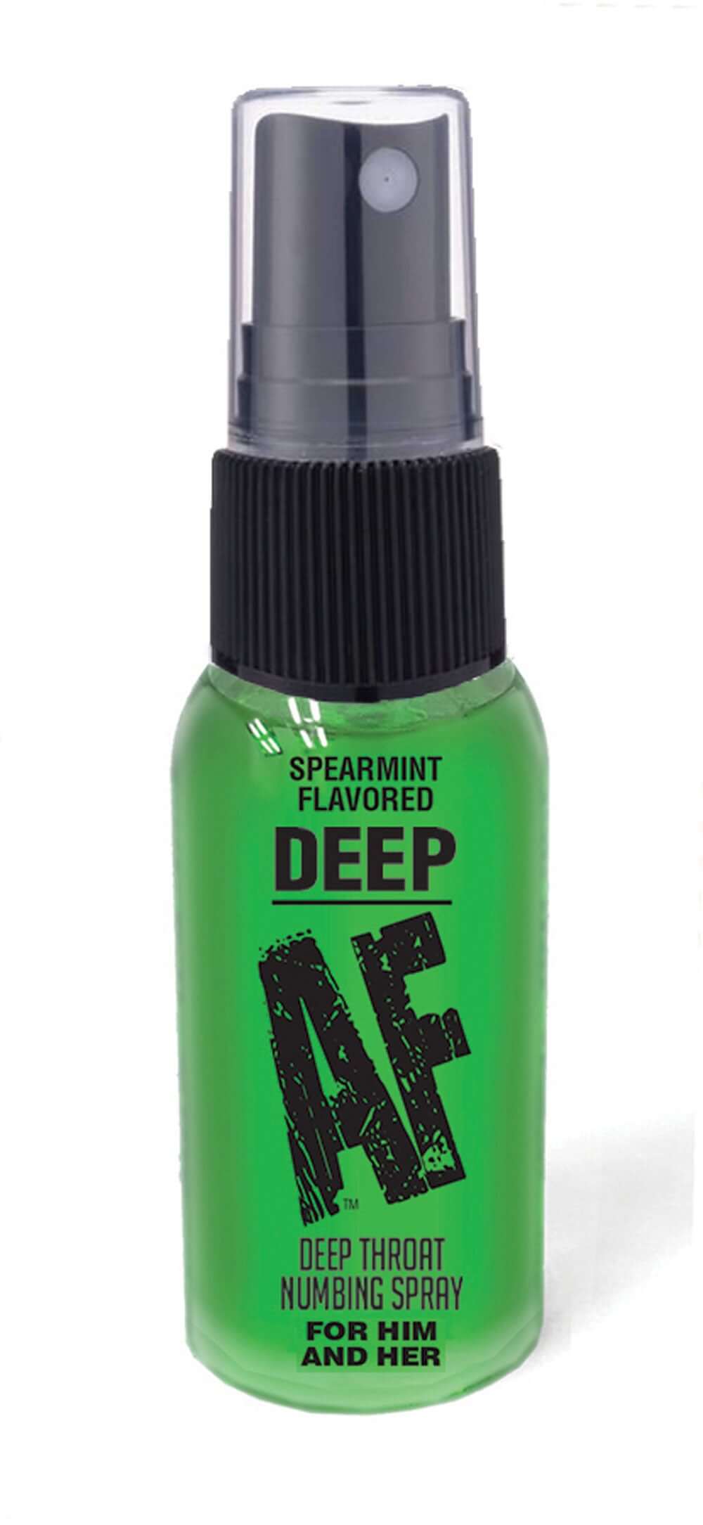 Deep Af - Spearmint Flavored Deep Throat Spray - 1 Oz | 685634103015 | Available at EroticWarehouse.com