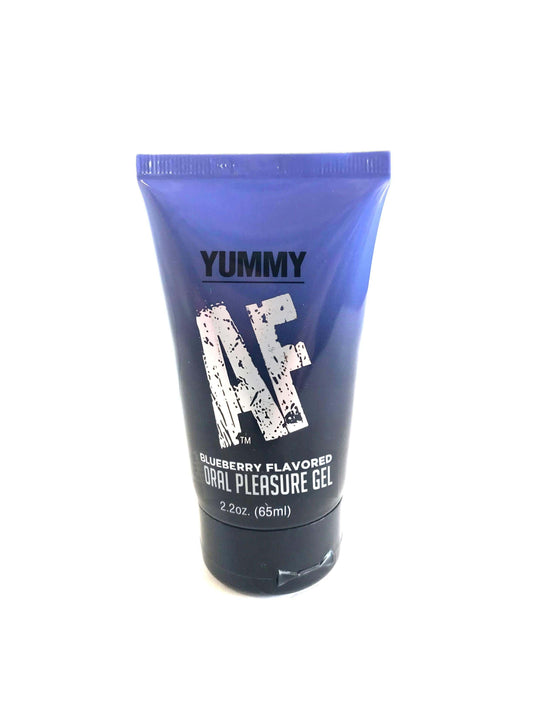 Yummy Af - Oral Pleasure Gel 2.2 Oz - Blueberry | 685634110457 | Available at EroticWarehouse.com