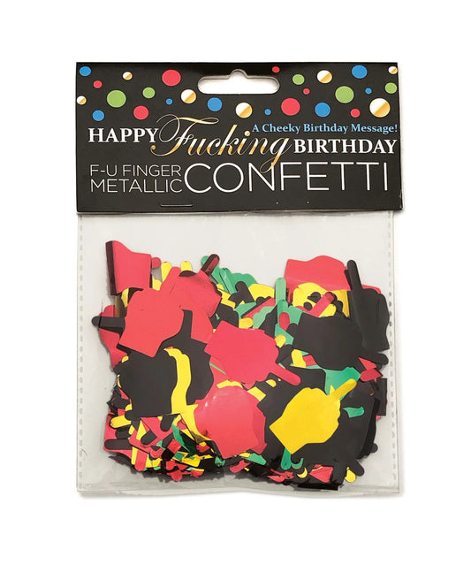 Happy Fucking Birthday Confetti | 817717010549 | Available at EroticWarehouse.com