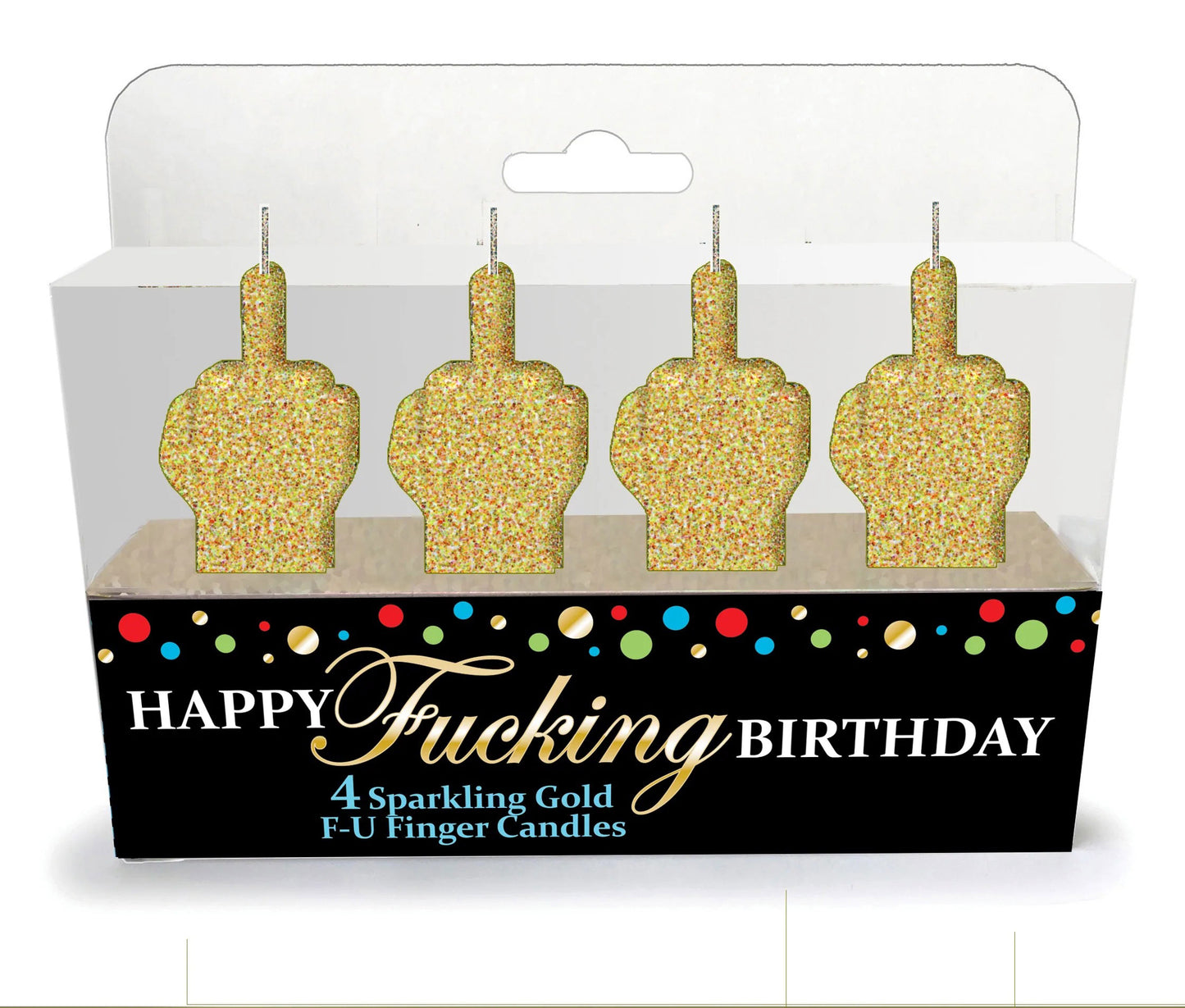 Happy Fucking Birthday Candle Set | 817717010662 | Available at EroticWarehouse.com