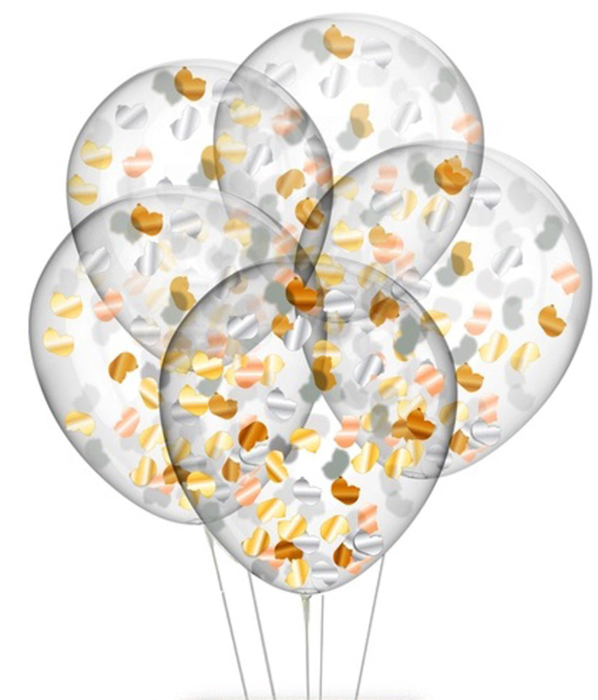 Glitterati Boobie Confetti Balloons | 817717010730 | Available at EroticWarehouse.com