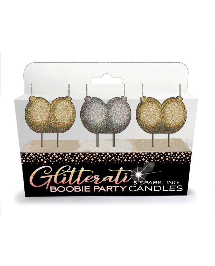 Glitterati Boobie Candle Set | 817717010754 | Available at EroticWarehouse.com