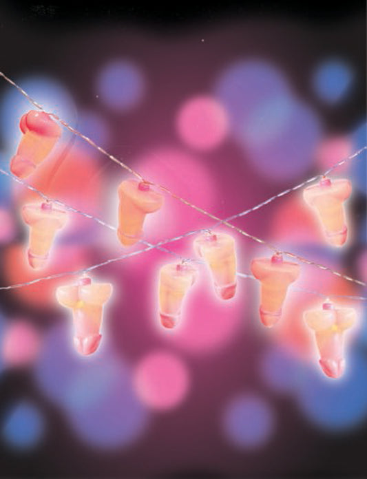 Glitterati Penis String Lights - 20 Lights | 817717011393 | Available at EroticWarehouse.com