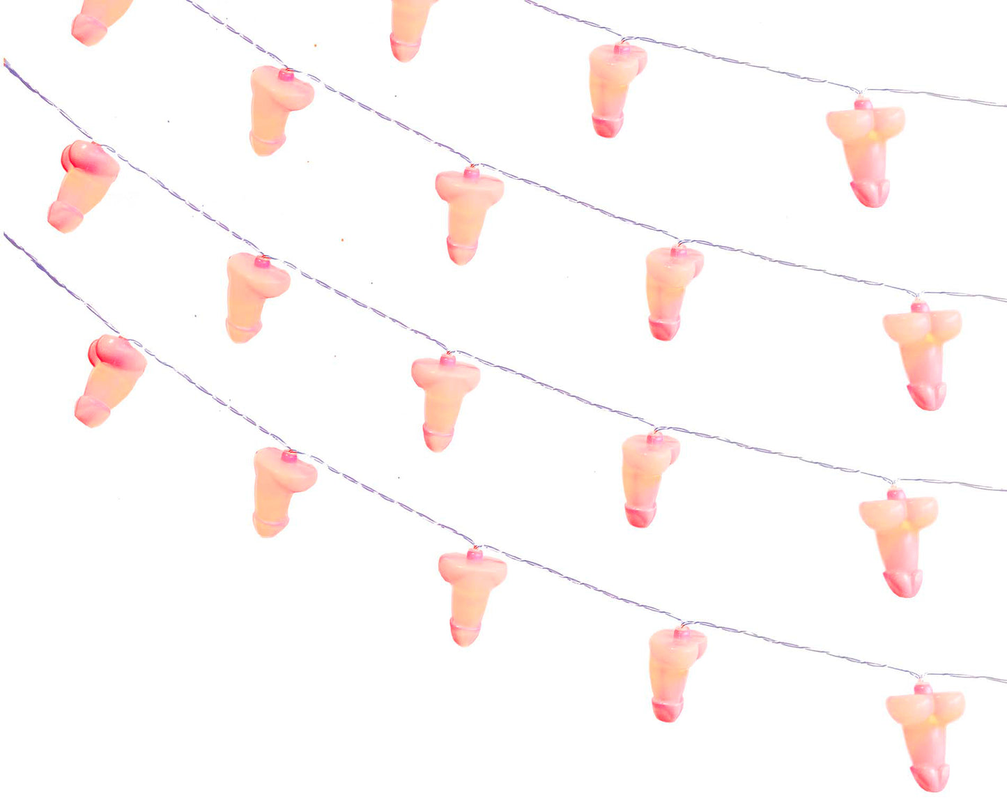 Glitterati Penis String Lights - 20 Lights | 817717011393 | Available at EroticWarehouse.com
