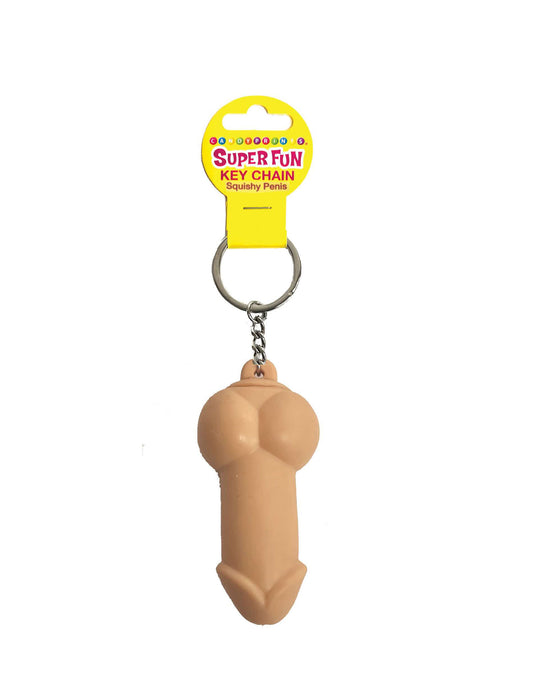 Super Fun Key Chain, Squishy Penis - Sold in 6pk | 817717011775 | Available at EroticWarehouse.com
