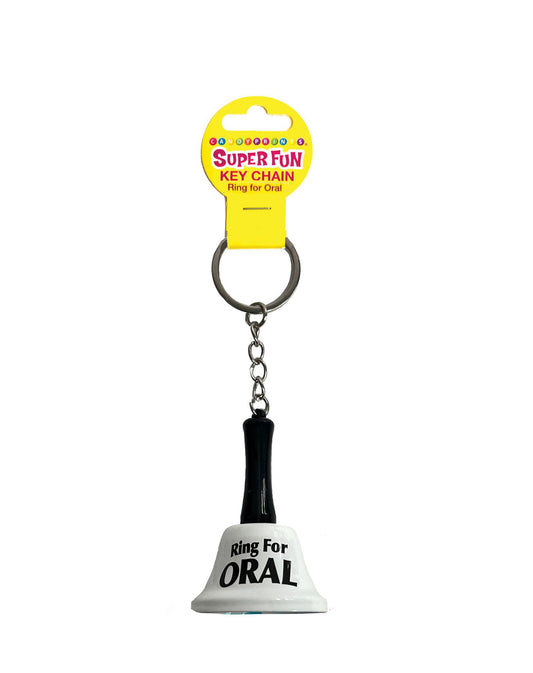 Super Fun Key Chain, Ring for Oral - White | 817717011928 | Available at EroticWarehouse.com