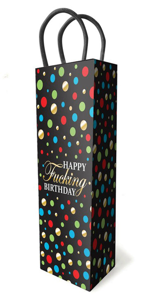 Happy Fucking Birthday Gift Bag | 685634103275 | Available at EroticWarehouse.com