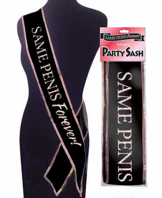 Same Penis Forever Sash | 685634102186 | Available at EroticWarehouse.com