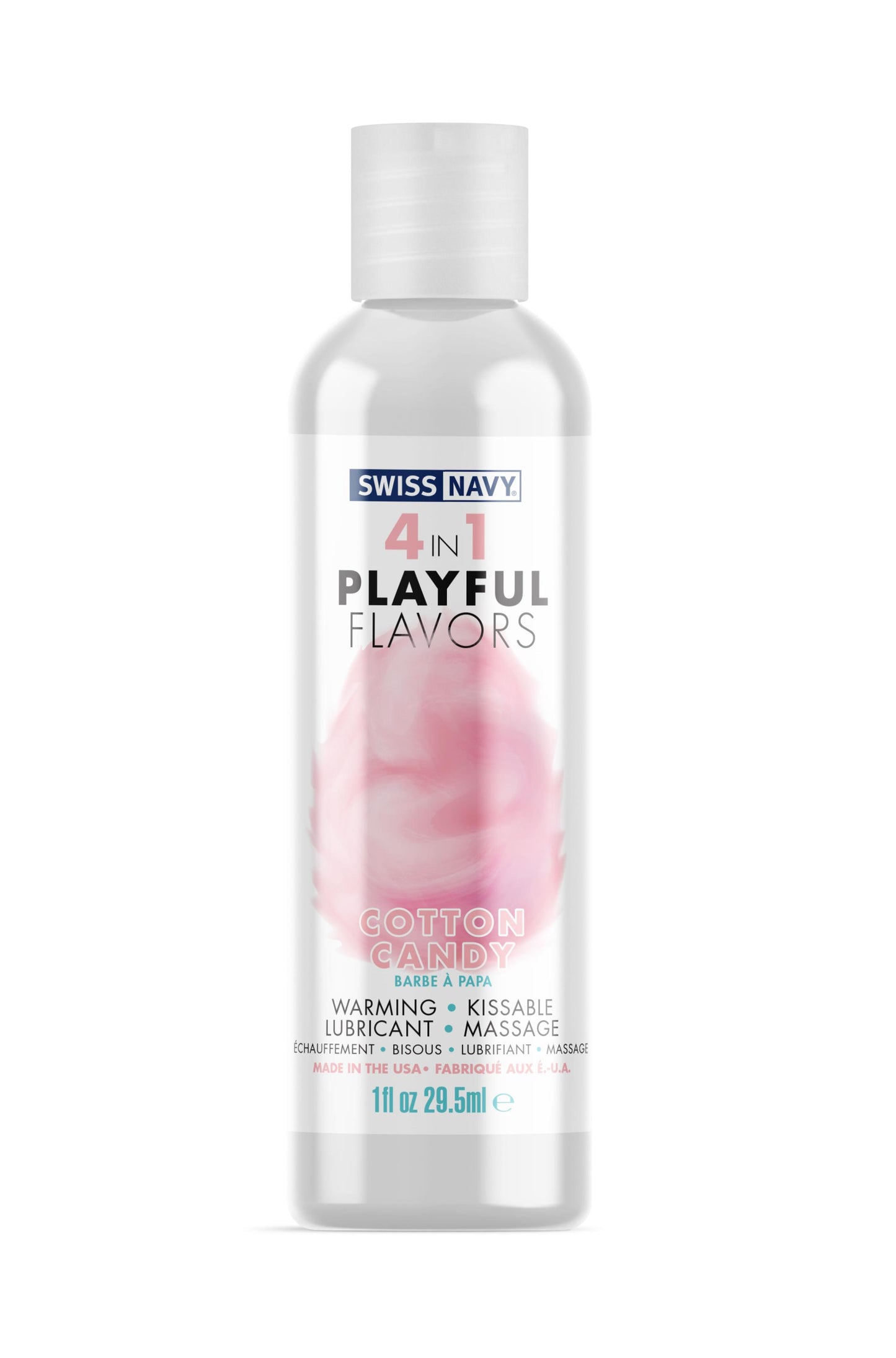 Swiss Navy 4-in-1 Playful Flavors - Cotton Candy 1 Oz | 699439007140 | Available at EroticWarehouse.com