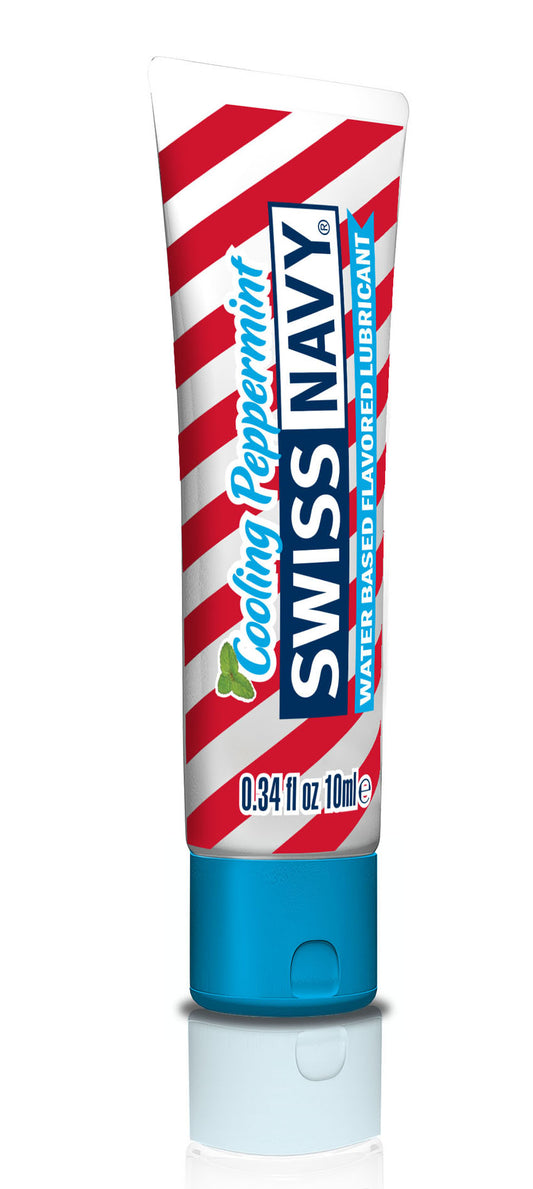Swiss Navy Cooling Peppermint Water-Based Lubricant 10ml | 699439003968 | Available at EroticWarehouse.com