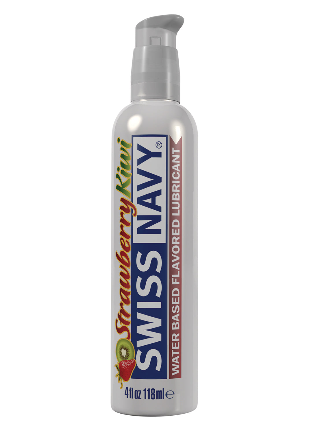 Swiss Navy Flavors Water Based Lubricant - Strawberry Kiwi 4 Fl. Oz. | 699439009304 | Available at EroticWarehouse.com