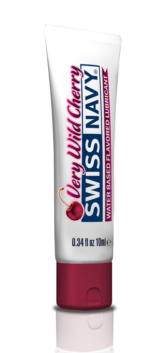 Swiss Navy Wild Cherry Water-Based Lubricant 10ml | 699439003937 | Available at EroticWarehouse.com