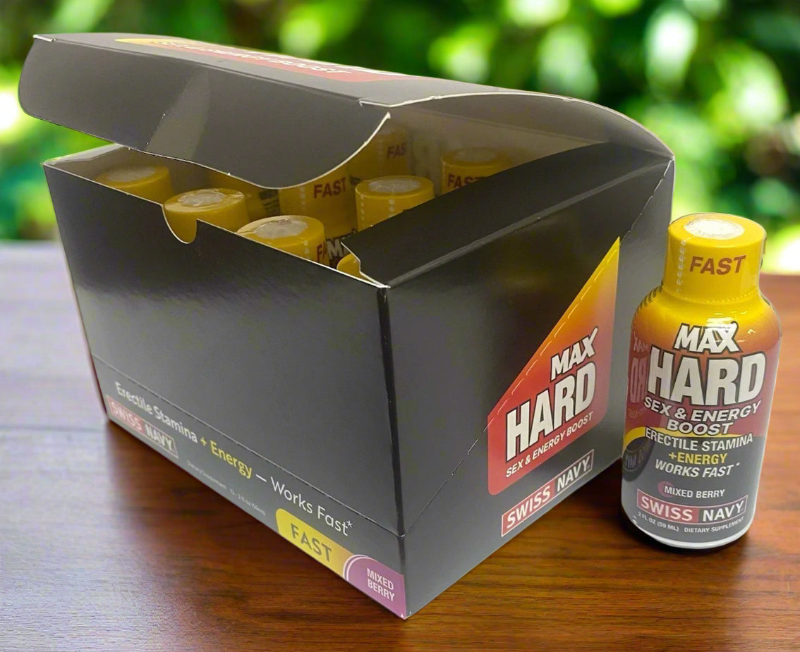 Swiss Navy Max Hard Shot 2oz 12ct Box by M.D. Science Lab | 699439007737 | Available at EroticWarehouse.com