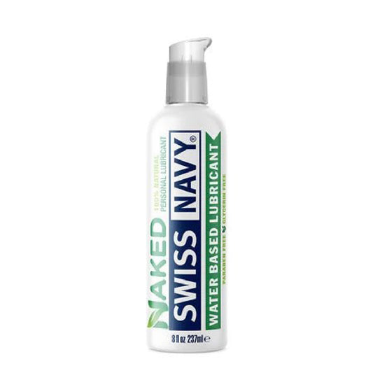 Swiss Navy Naked Water Based Lubricant 8 Oz | 699439007294 | Available at EroticWarehouse.com