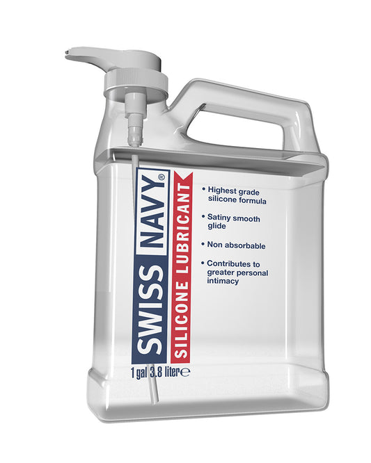 Swiss Navy Silicone Lubricant 1 Gallon | 699439004231 | Available at EroticWarehouse.com