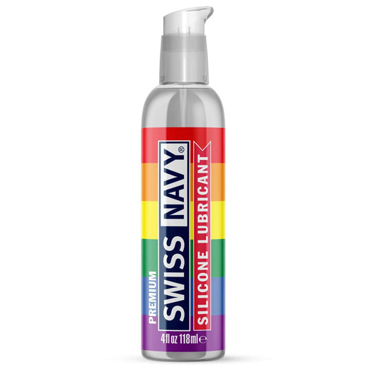 Swiss Navy Pride Edition Silicone Lubricant 4oz | 699439007539 | Available at EroticWarehouse.com