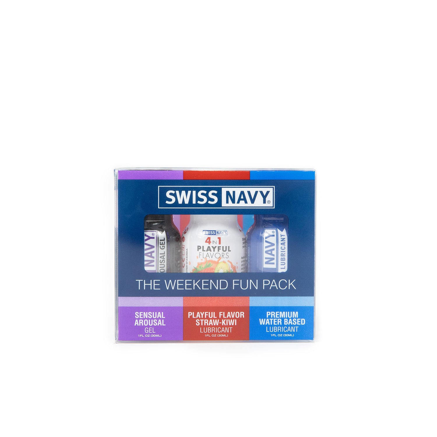 Swiss Navy Weekend Fun Pack 3-1oz | 69943900705 | Available at EroticWarehouse.com