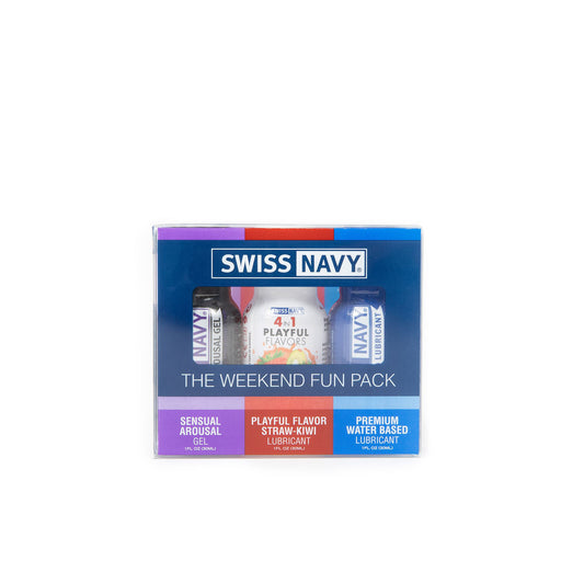 Swiss Navy Weekend Fun Pack 3-1oz | 69943900705 | Available at EroticWarehouse.com