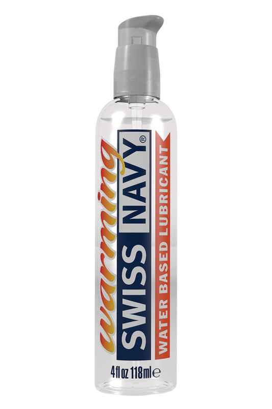 Swiss Navy Warming Water Based Lubricant 4 Oz | 699439008871 | Available at EroticWarehouse.com