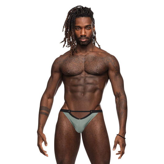 Magnificence Micro v-Thong - Small - Jade | 845830088039 | Available at EroticWarehouse.com