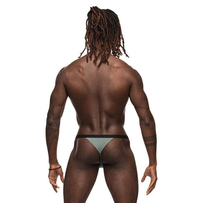 Magnificence Micro v-Thong - Small - Jade | 845830088039 | Available at EroticWarehouse.com