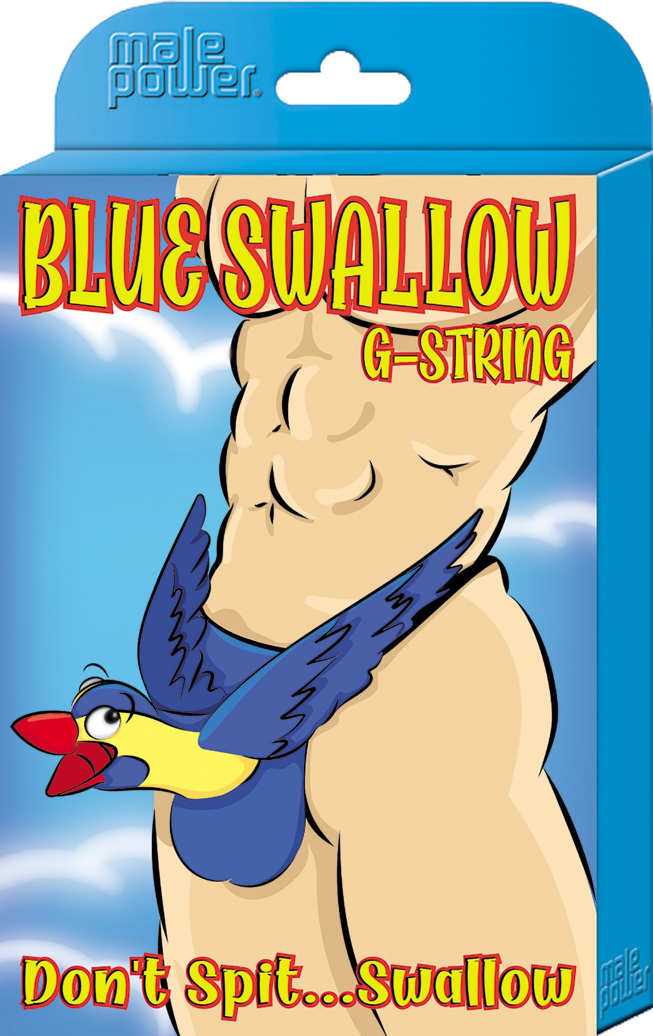Blue Swallow G-String - One Size - Blue | 845830092050 | Available at EroticWarehouse.com