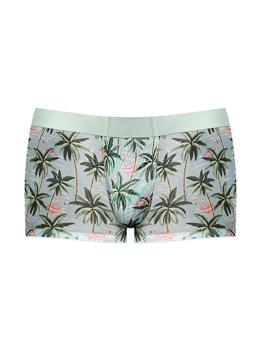 Sheer Prints - Seamless Sheer Short - X-Large - Flamingo | 845830089425 | Available at EroticWarehouse.com