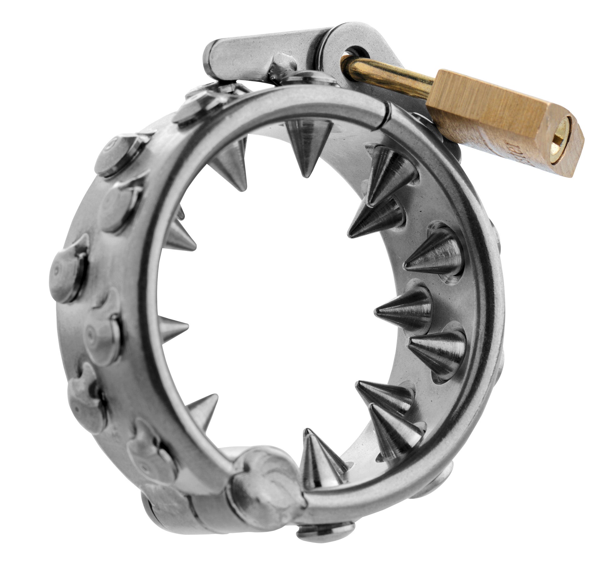 Impaler Locking Cbt Ring With Spikes | 848518023612 | Available at EroticWarehouse.com