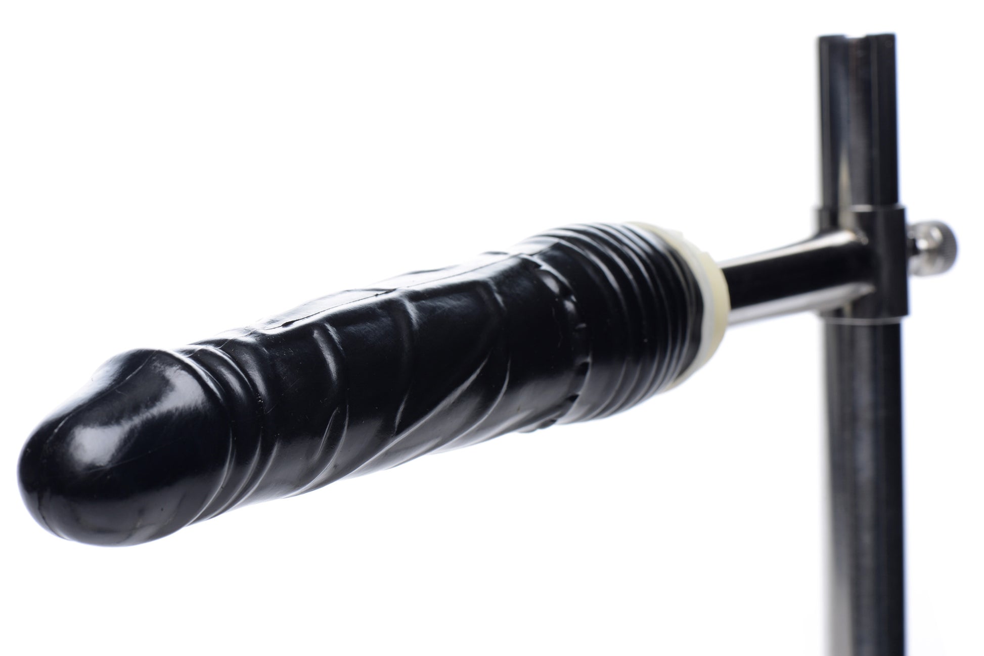 Imprisoned Metal Stockade With Dildo | 848518024411 | Available at EroticWarehouse.com