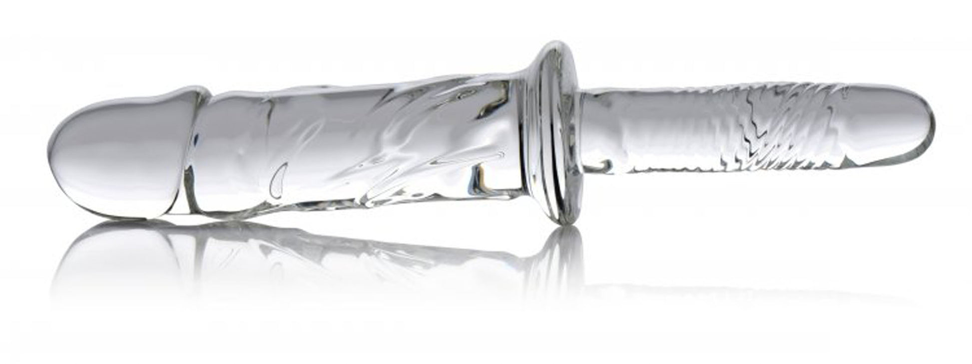 Brutus Glass Dildo Thruster - Clear | 848518025593 | Available at EroticWarehouse.com